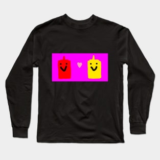 Ketchup & Mustard Long Sleeve T-Shirt